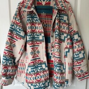 Patterned Women's Jacket in Multicolor
